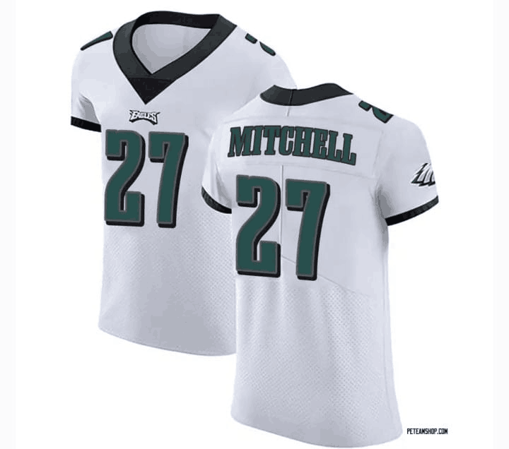 P.Eagles #27 Quinyon Mitchell White Vapor Untouchable Elite Stitched American Football Jerseys - Main View