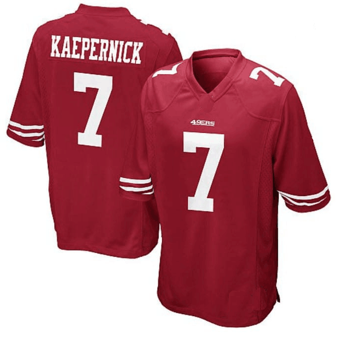 SF. 49ers #7 Colin Kaepernick Vapor  Limited Jersey - Scarlet Stitched American Football Jersey - Main View