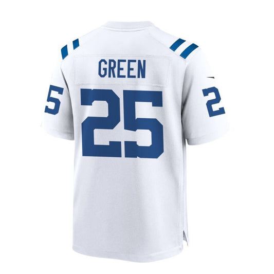 IN.Colts #25 Marshay Green White 30th Player Game Jersey Stitched American Football Jerseys - Main View