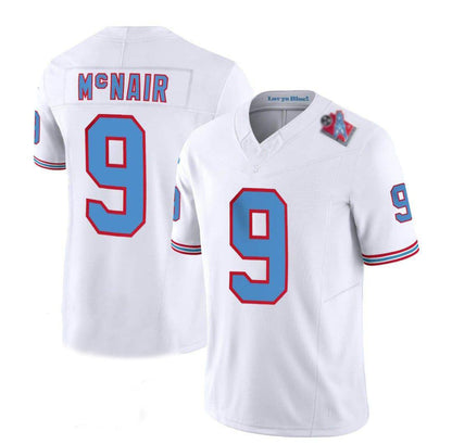 T.Titans #9 Steve McNair White Team Game Stitched American Football Jersey - Main View