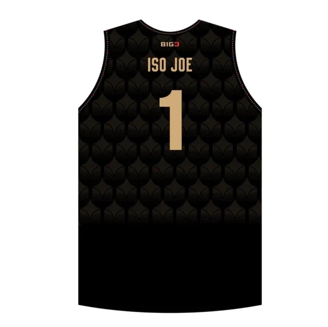 Detroit - Authentic #1 "ISO JOE" Player American Basketball Jersey - Main View