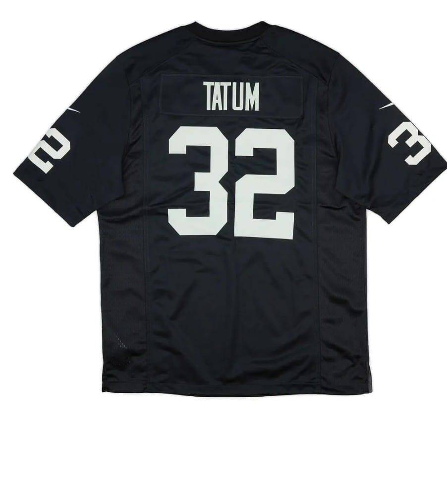 LV.Raiders #32 Jack Tatum Black Game Stitched American Football Jerseys - Main View