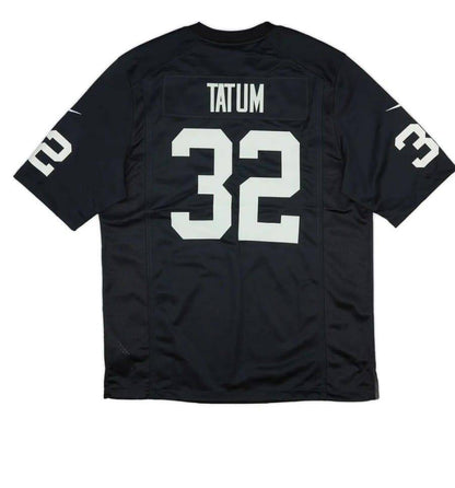 LV.Raiders #32 Jack Tatum Black Game Stitched American Football Jerseys - Main View