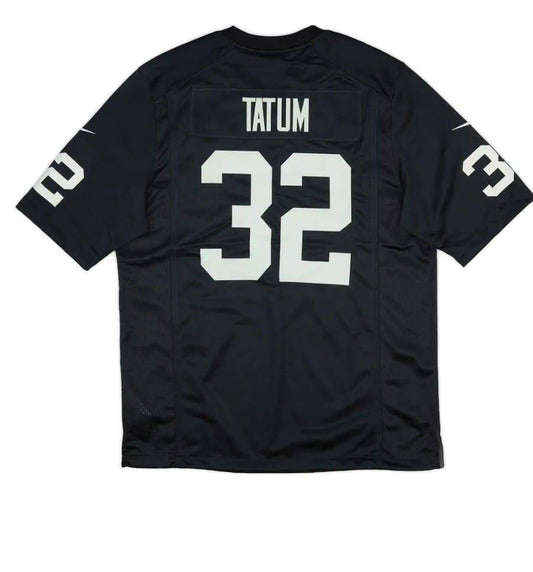 LV.Raiders #32 Jack Tatum Black Game Stitched American Football Jerseys - Main View