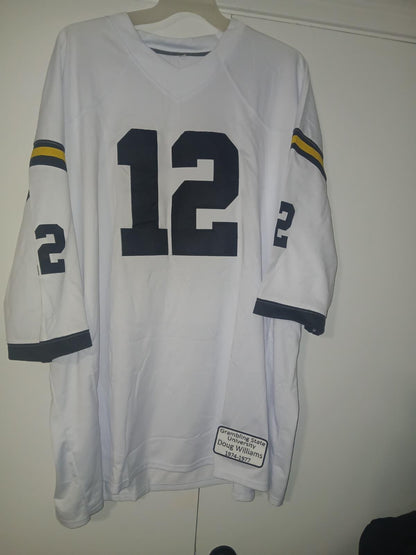 G.State Tigers #12 Doug Williams White Gridiron Legends Football Jersey College Jerseys - Main View