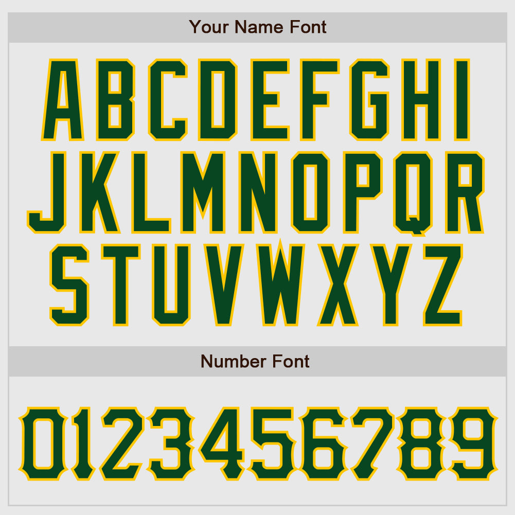 Custom White Green Pinstripe Green-Gold Authentic Raglan Sleeves Baseball Jersey view 4