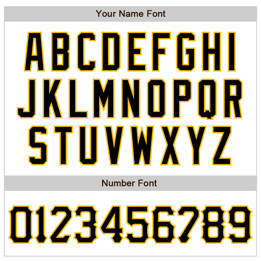 Custom White Black-Gold Authentic Raglan Sleeves Baseball Jersey view 5