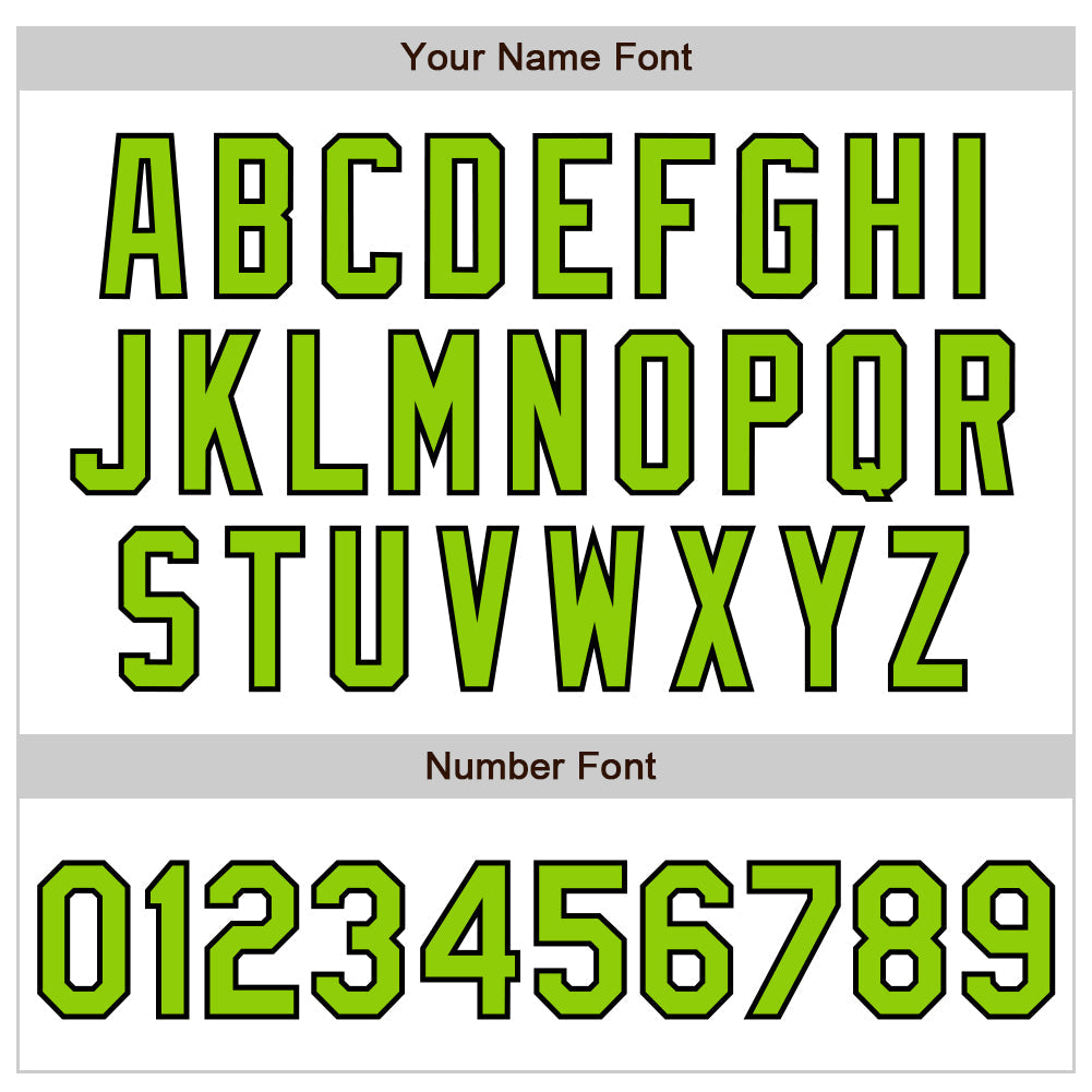 Custom White Neon Green-Black Authentic Raglan Sleeves Baseball Jersey view 5