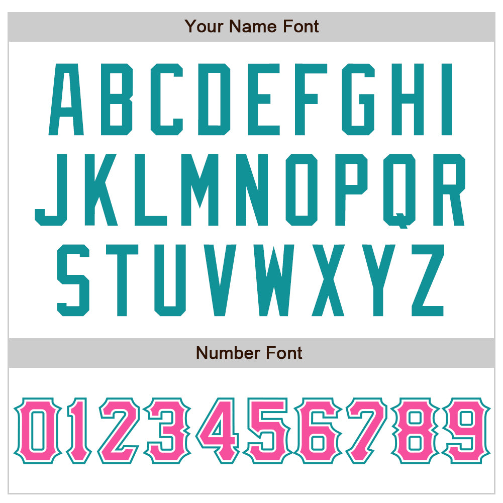 Custom White Pink-Teal Authentic Raglan Sleeves Baseball Jersey view 5