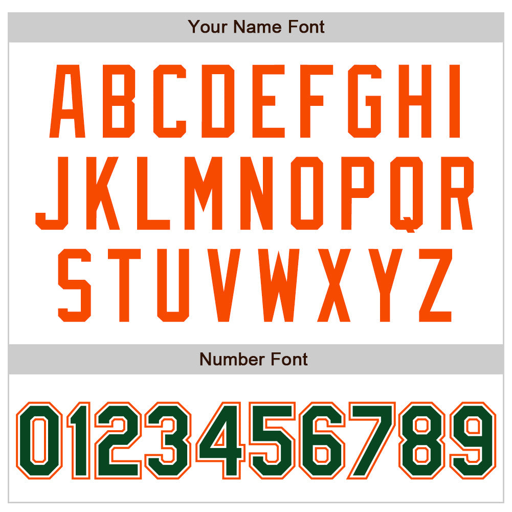 Custom White Green-Orange Authentic Raglan Sleeves Baseball Jersey view 5