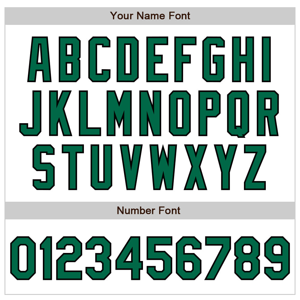 Custom White Kelly Green-Black Authentic Raglan Sleeves Baseball Jersey view 5