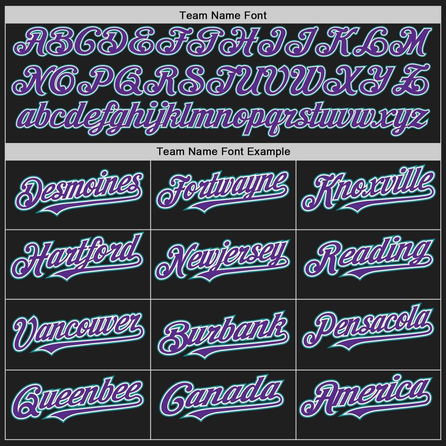 Custom Black Purple-Teal Authentic Raglan Sleeves Baseball Jersey view 4
