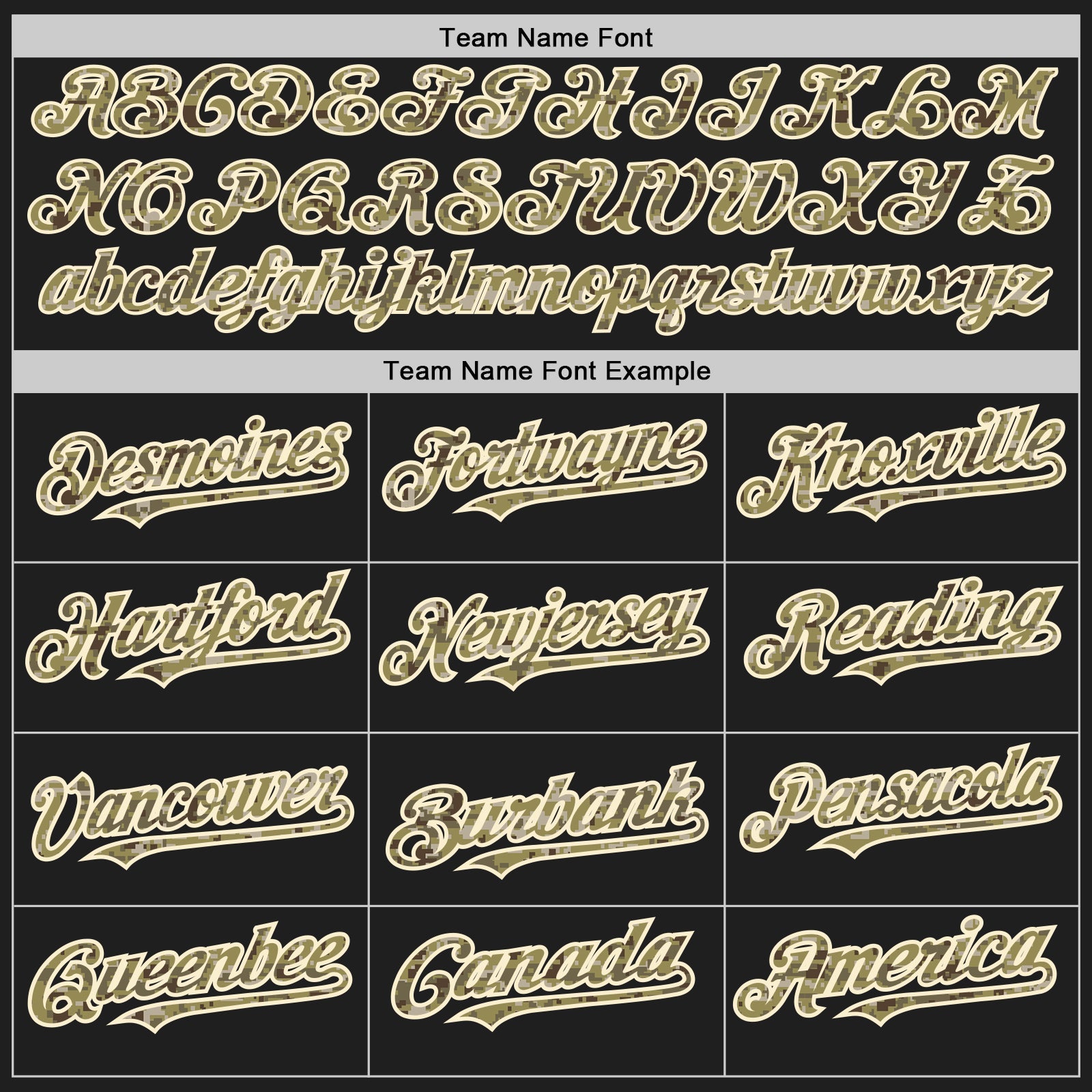 Custom Black Camo-Cream Authentic Raglan Sleeves Baseball Jersey view 4