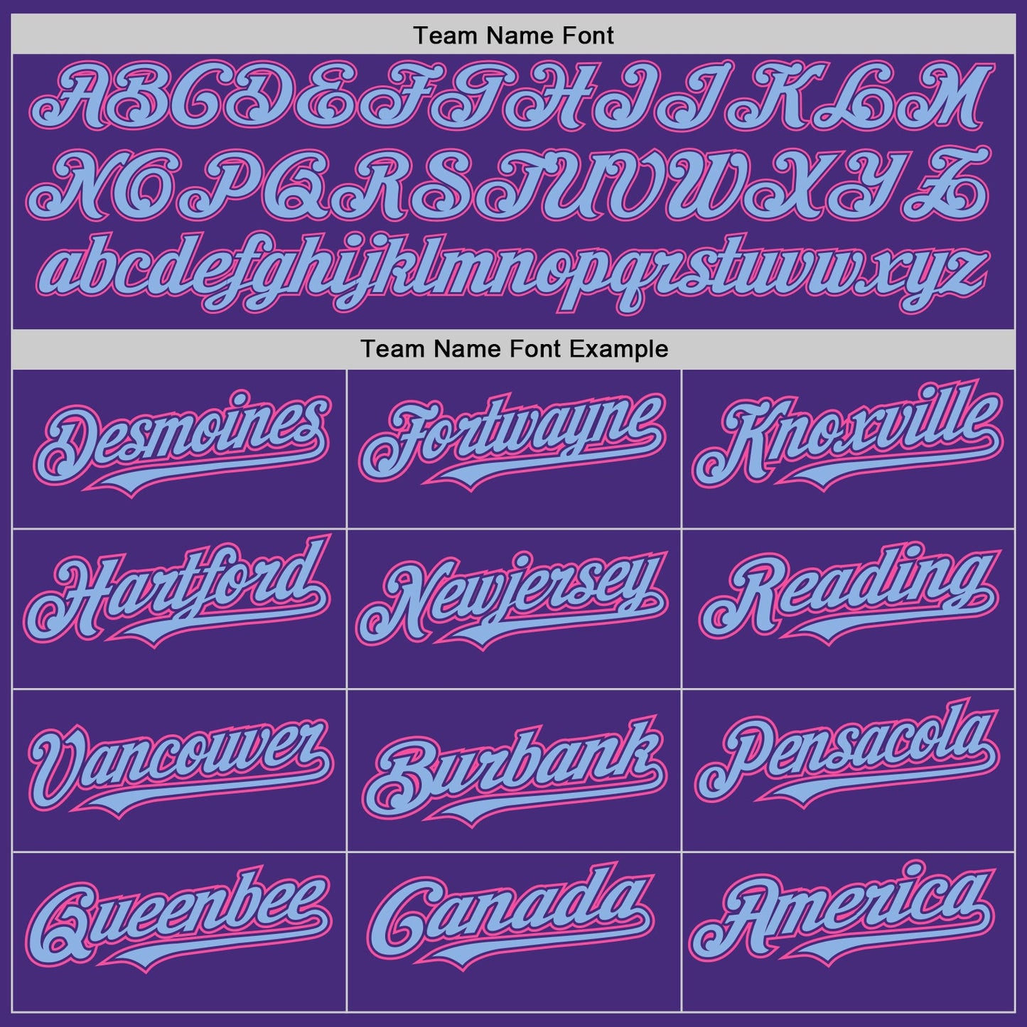 Custom Purple Light Blue-Pink Authentic Raglan Sleeves Baseball Jersey view 4