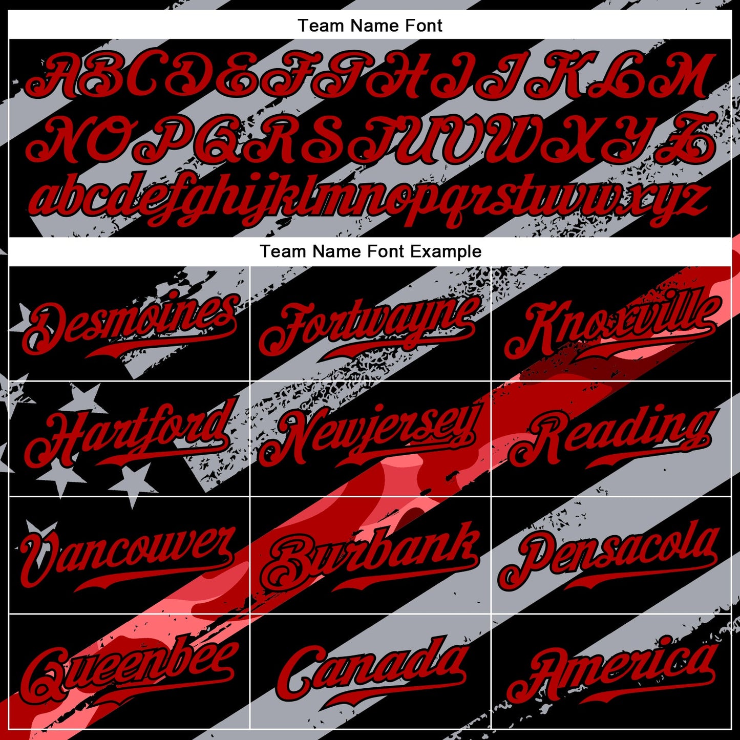 Custom Black Red American Flag Patriotic Camo Raglan Sleeves Authentic Baseball Jersey view 4