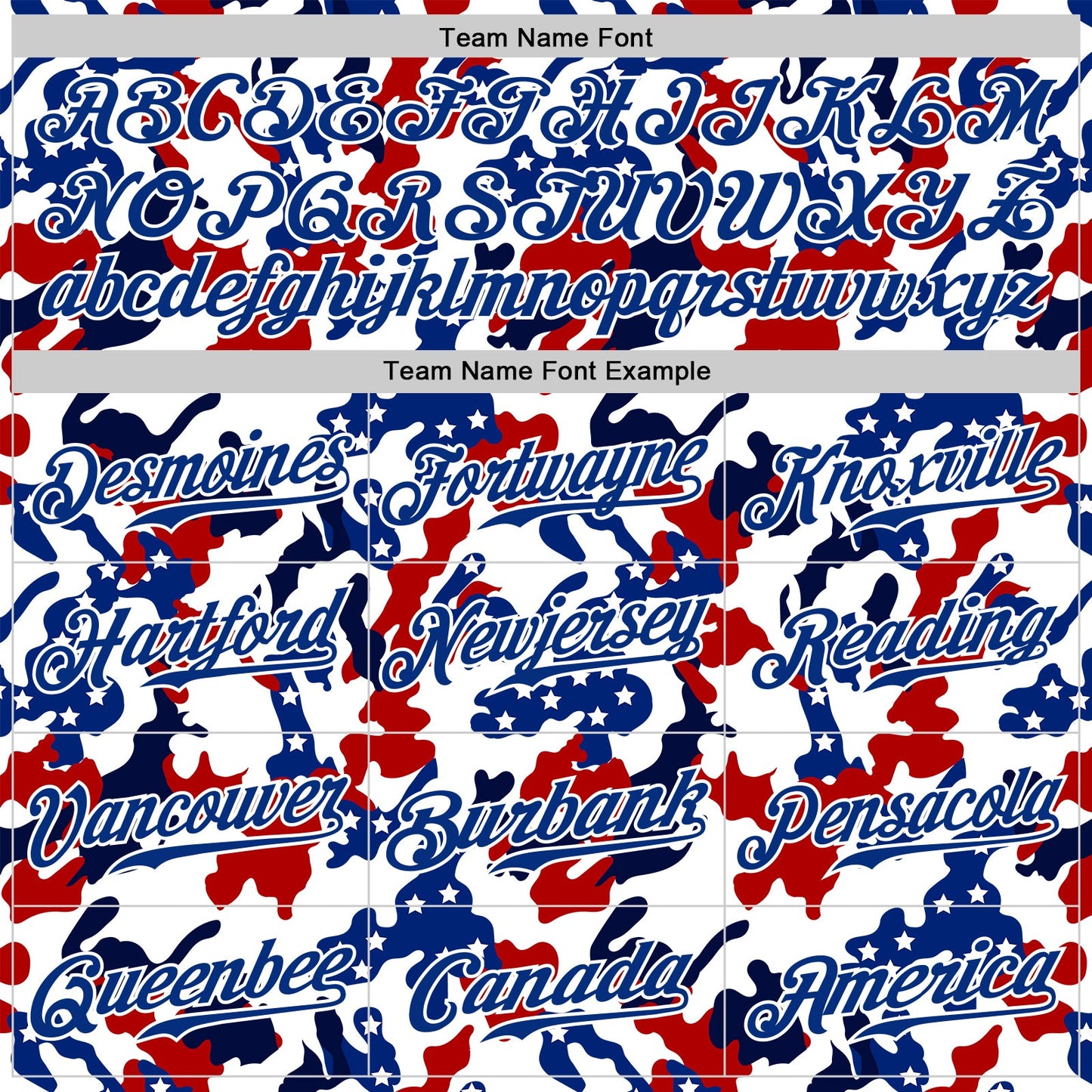 Custom White Royal Red-Navy Camo American Flag Patriotic Raglan Sleeves Authentic Baseball Jersey view 4