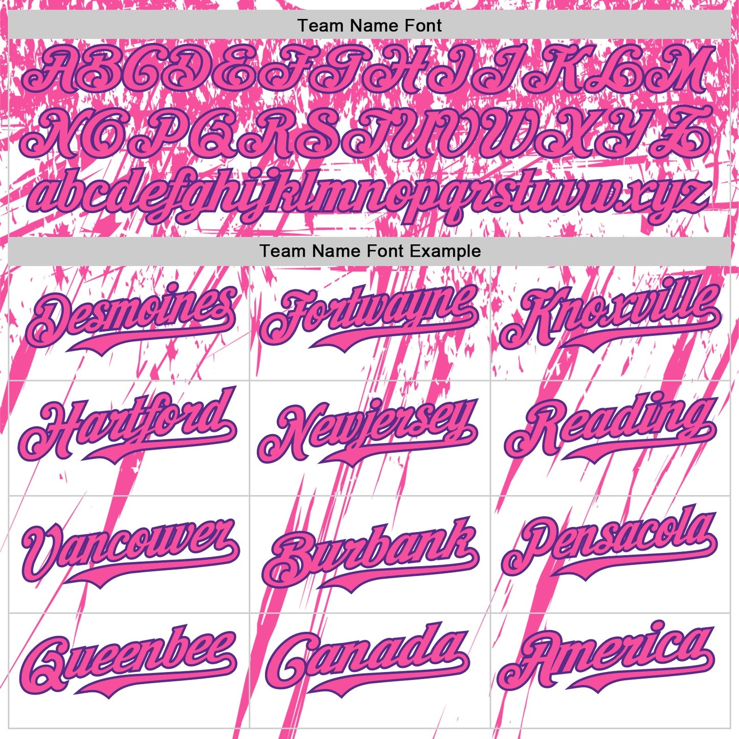 Custom White Pink-Purple Splatter Brush Stroke Star Raglan Sleeves Authentic Baseball Jersey view 4