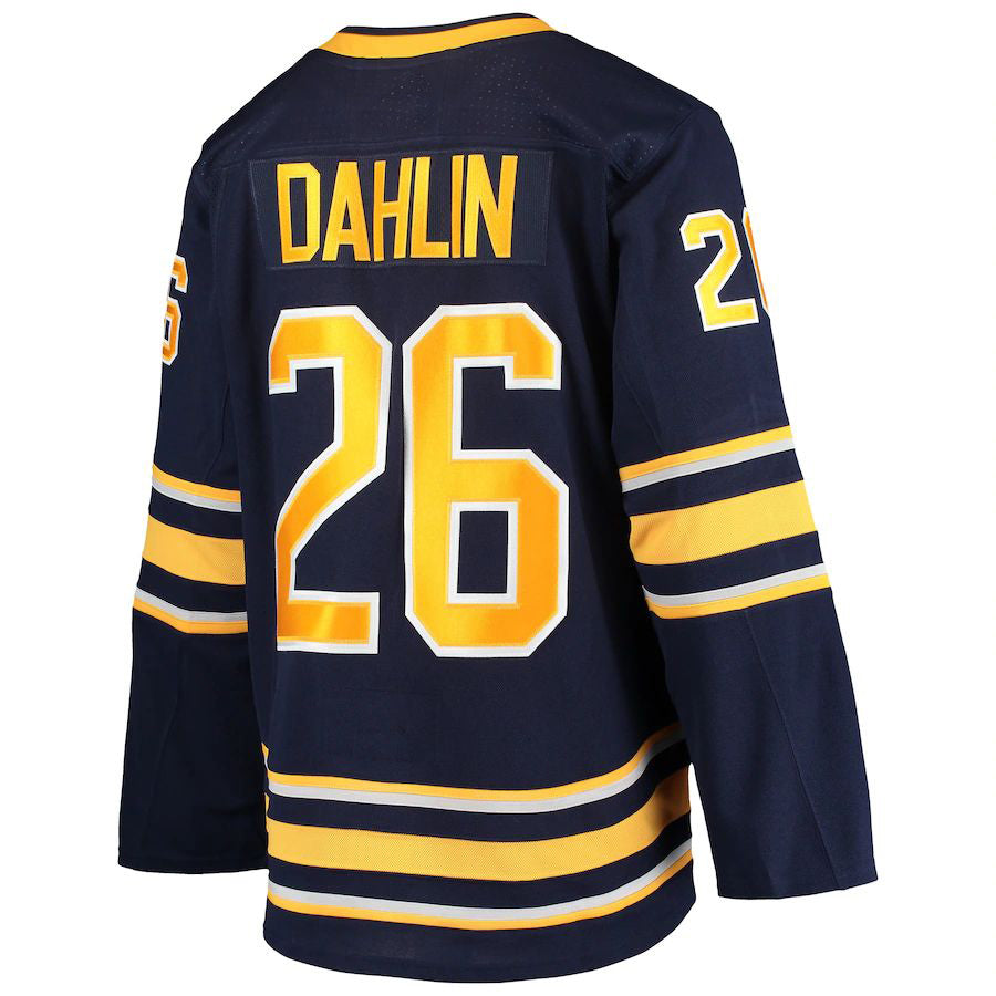 B.Sabres #26 Rasmus Dahlin 2020-21 Authentic Home Player Jersey Navy Stitched American Hockey Jerseys - Main View
