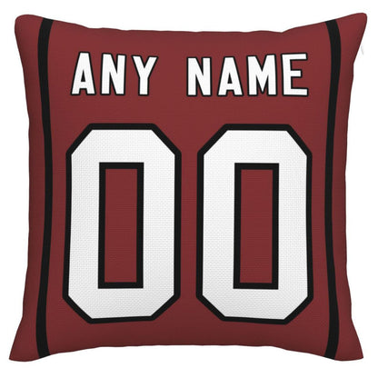 Custom A.Cardinals Pillow Decorative Throw Pillow Case - Print Personalized Football Team Fans Name & Number Birthday Gift Football Pillows view 3