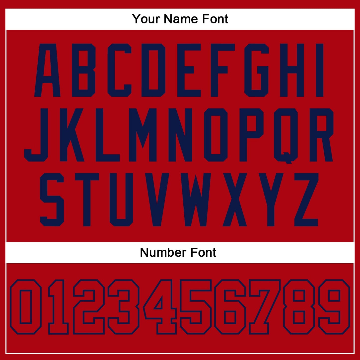 Custom Red Red-Navy Authentic Baseball Jersey view 5