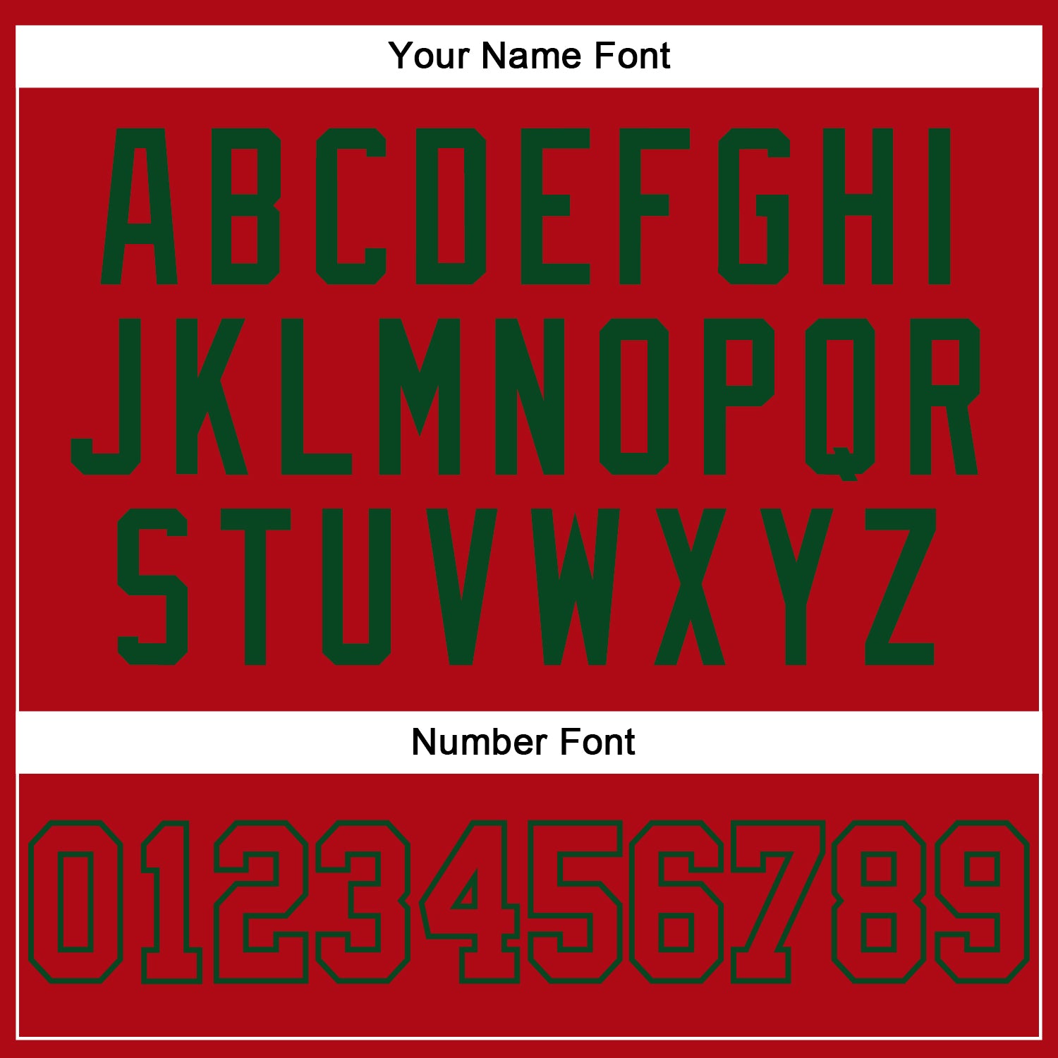 Custom Red Red-Green Authentic Baseball Jersey view 5