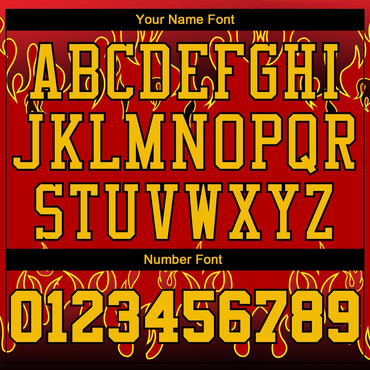 Custom Red Gold-Black Flame Round Neck Sublimation Basketball Uniform Jersey view 4