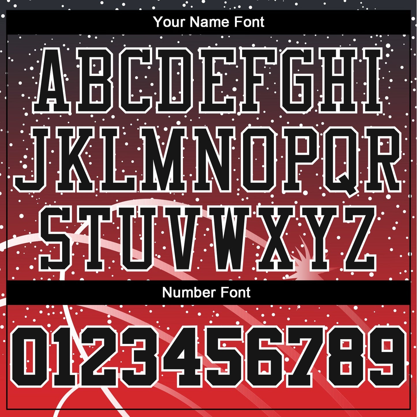 Custom Red Black-White Round Neck Sublimation Basketball Uniform Jersey view 4