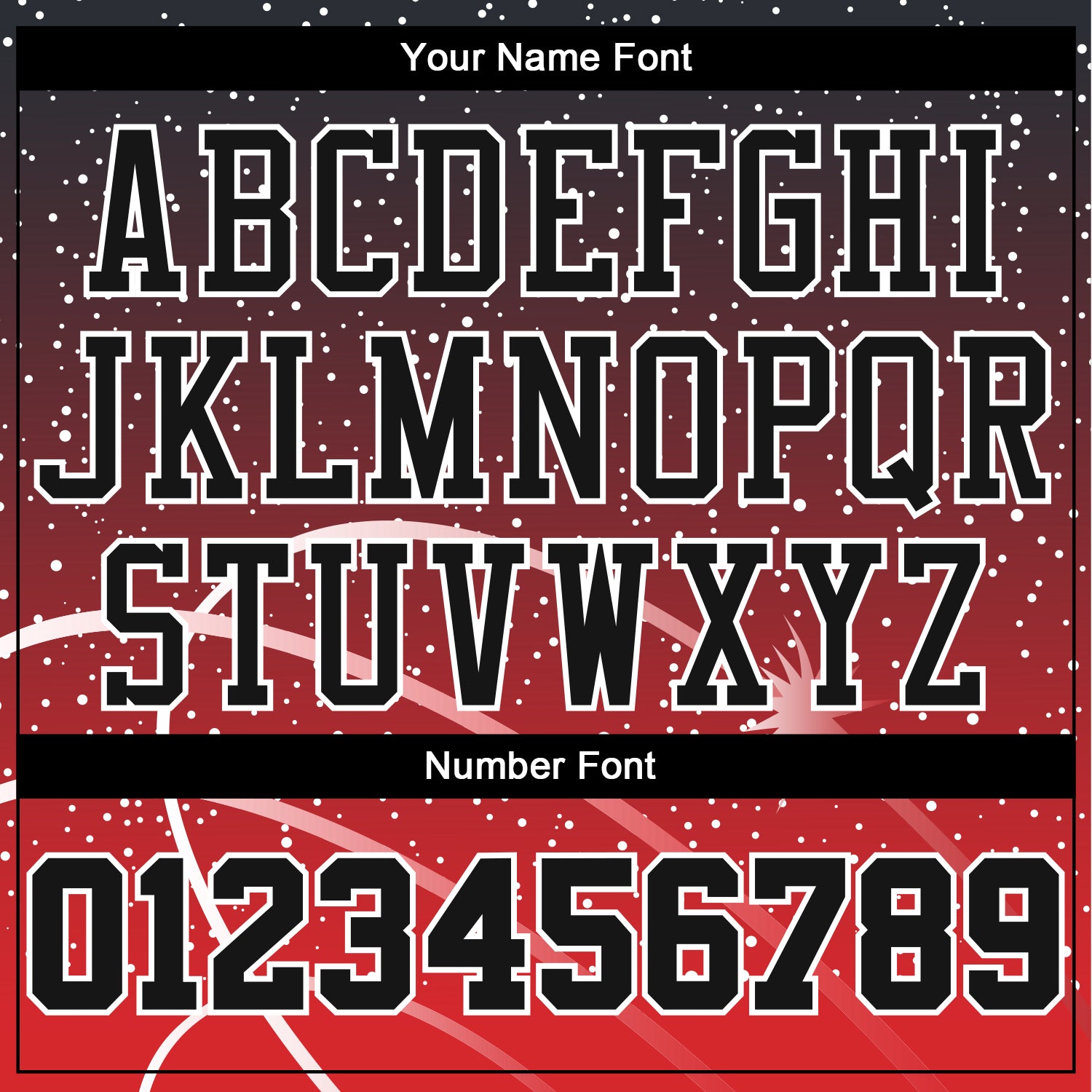 Custom Red Black-White Round Neck Sublimation Basketball Uniform Jersey view 4