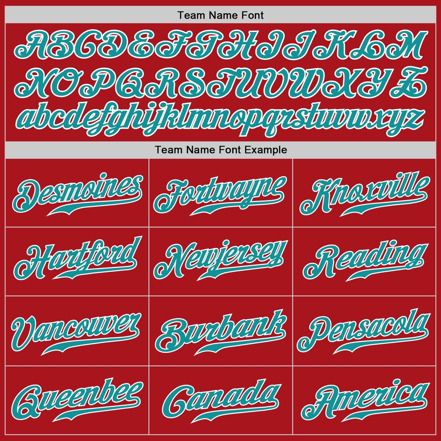 Custom Red Teal-White Authentic Baseball Jersey view 4