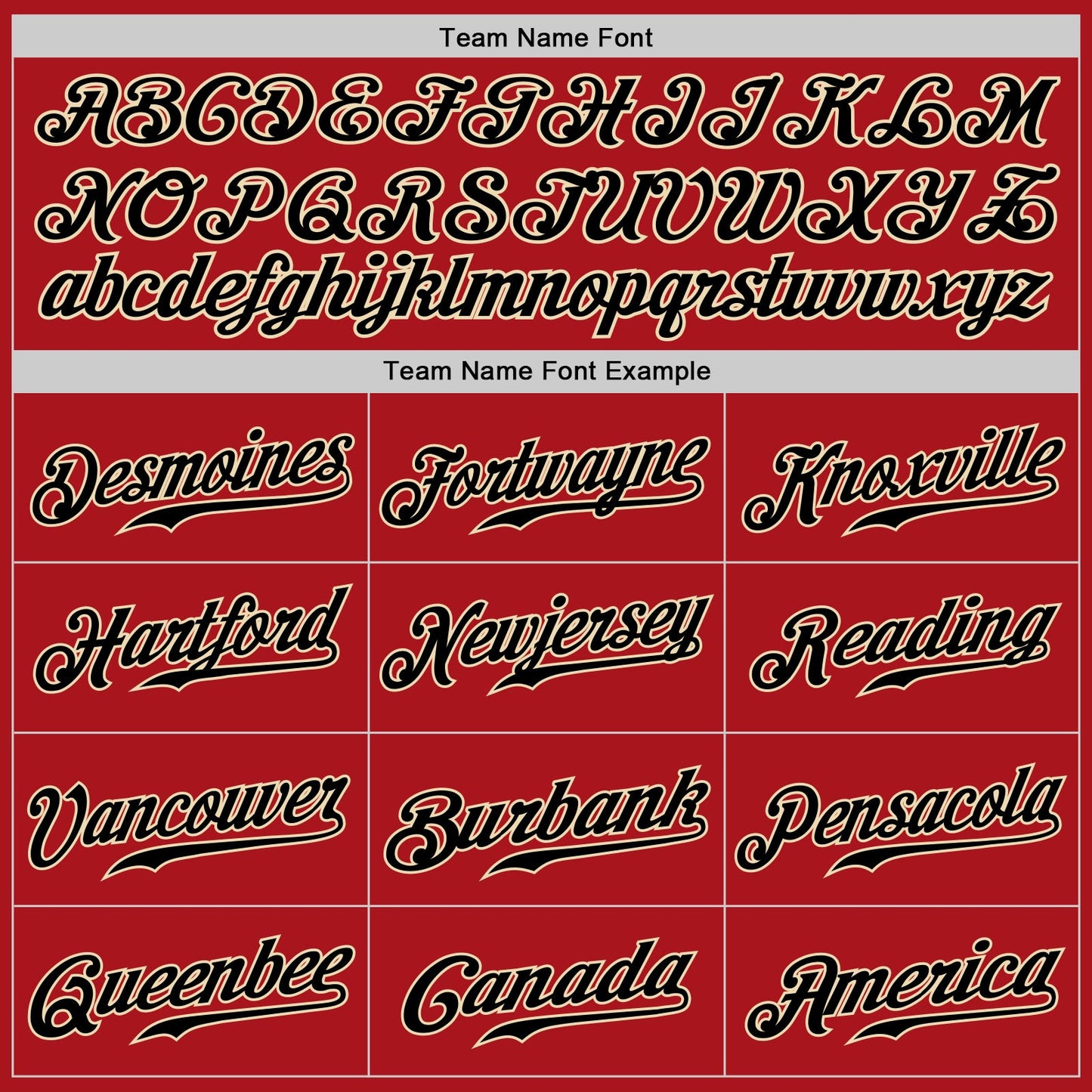 Custom Red Black-City Cream Authentic Baseball Jersey view 4