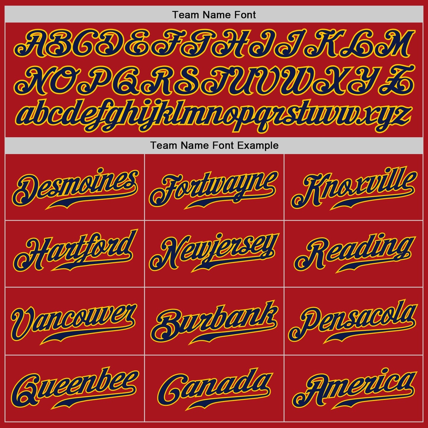 Custom Red Navy-Gold Authentic Baseball Jersey view 4
