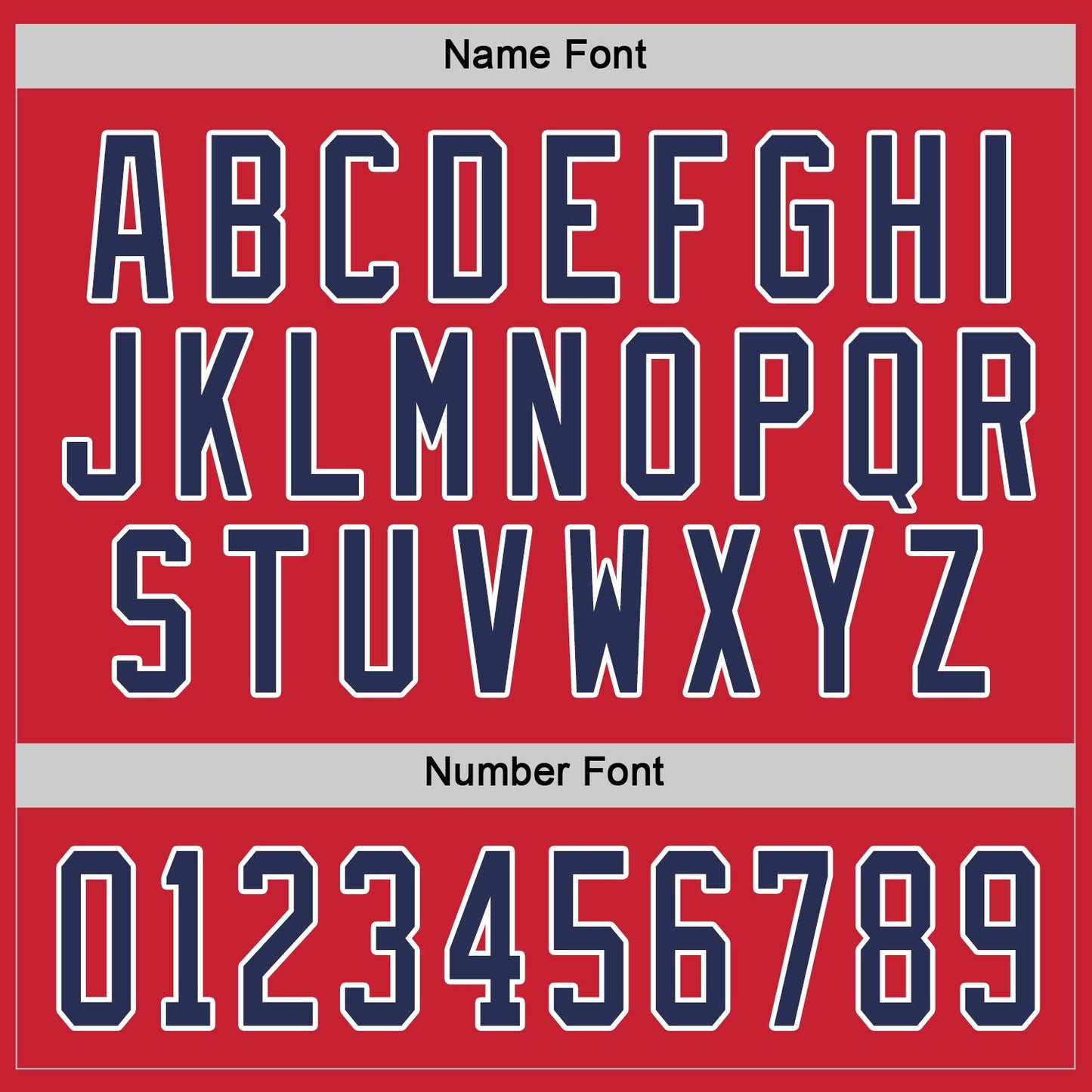 Custom Red Navy-White Hockey Jersey view 4
