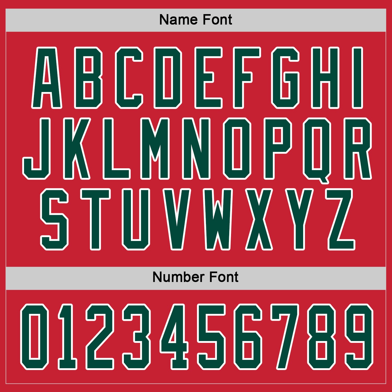 Custom Red Green-White Hockey Jersey view 4