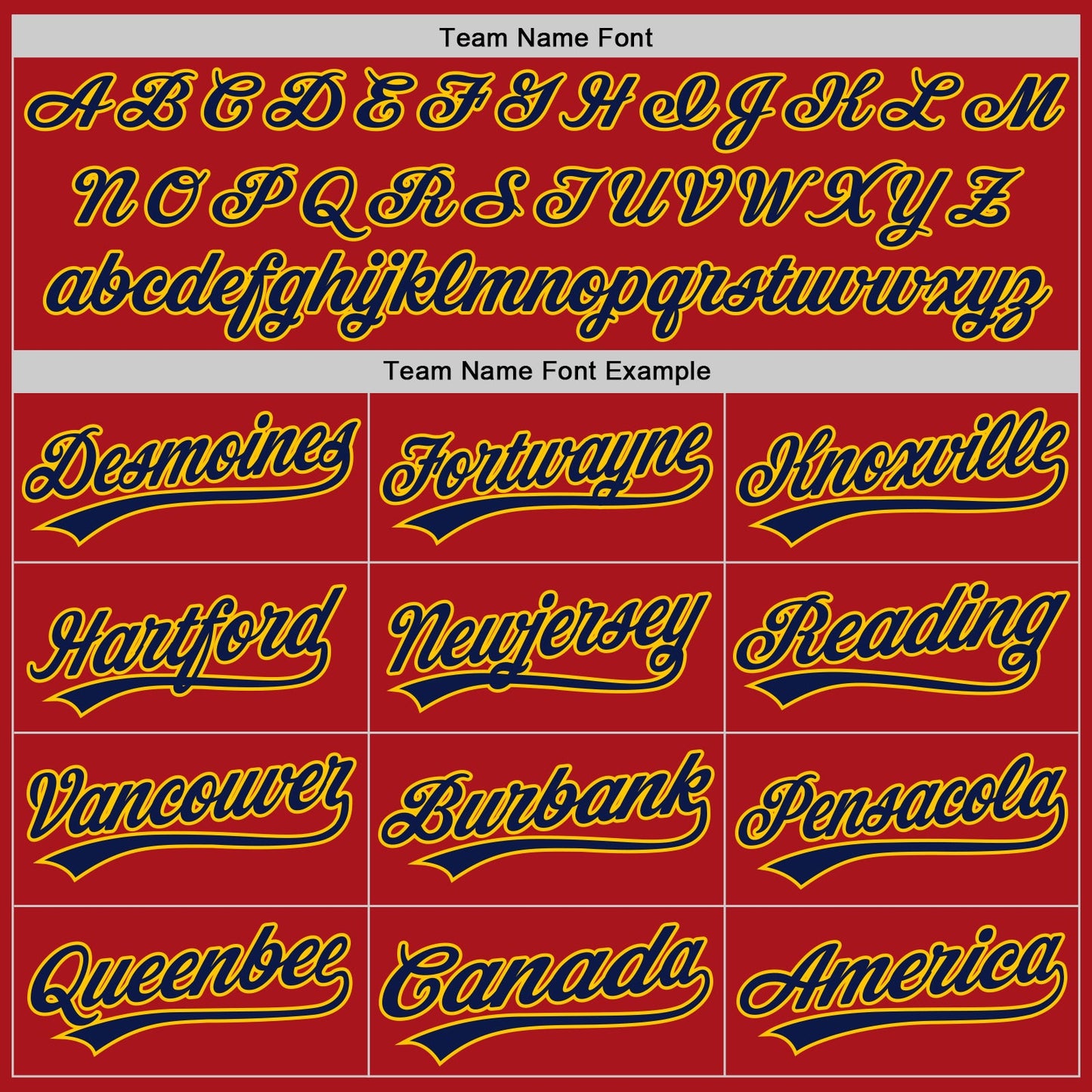 Custom Red Navy-Gold Authentic Baseball Jersey view 4