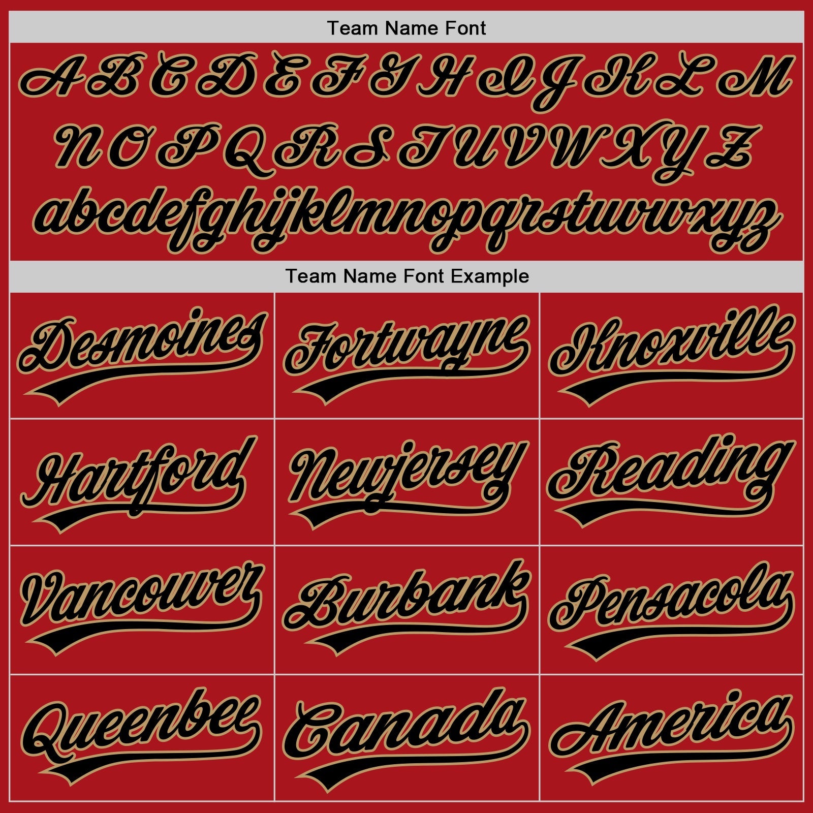 Custom Red Black-Old Gold Authentic Baseball Jersey view 4