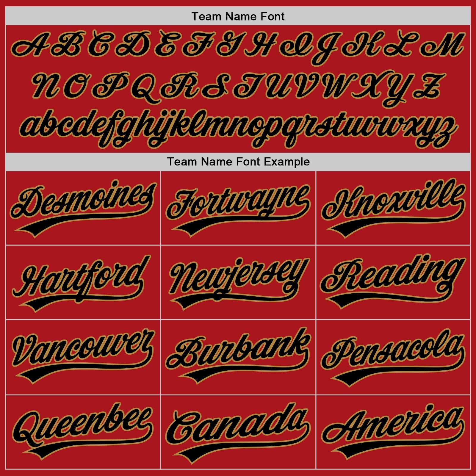 Custom Red Black-Old Gold Authentic Baseball Jersey view 4
