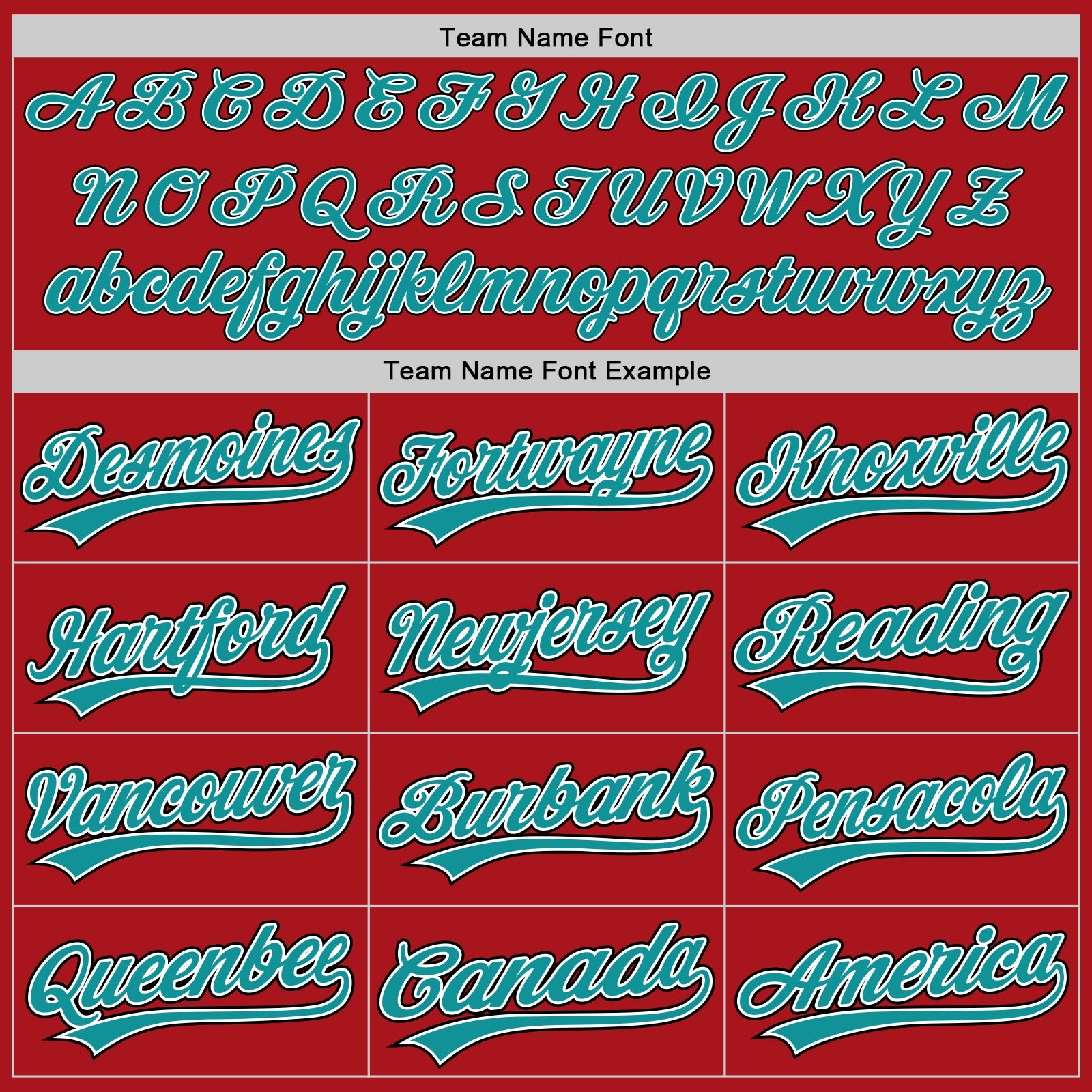 Custom Red Teal-Black Authentic Baseball Jersey view 4