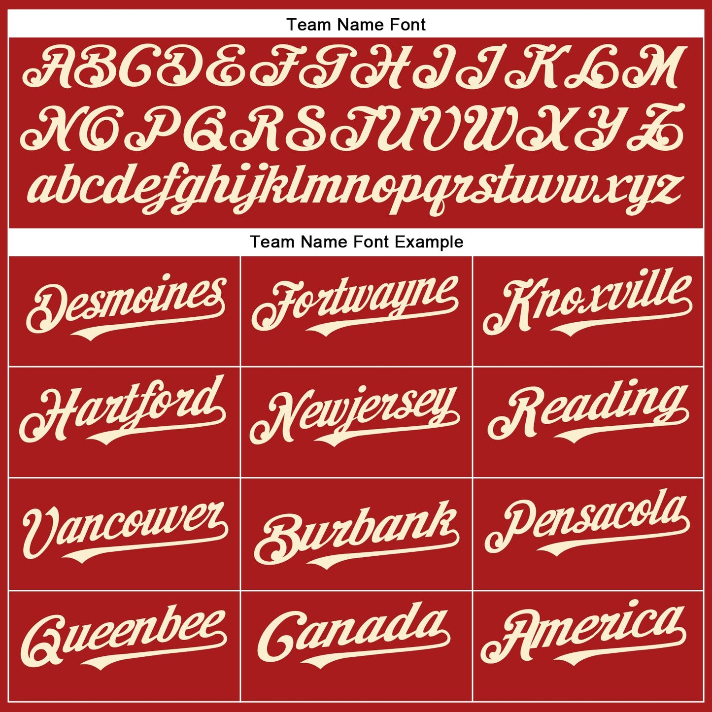 Custom Red Cream Authentic Baseball Jersey view 4