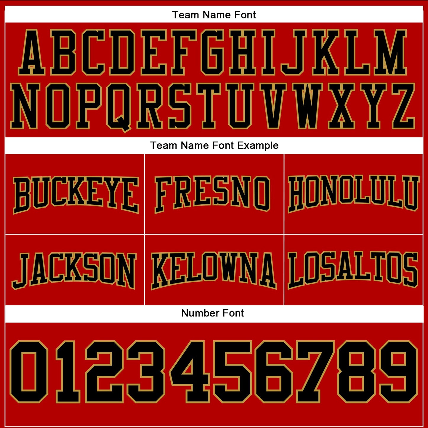 Custom Stitched Red Black-Old Gold Football Pullover Sweatshirt Hoodie view 3