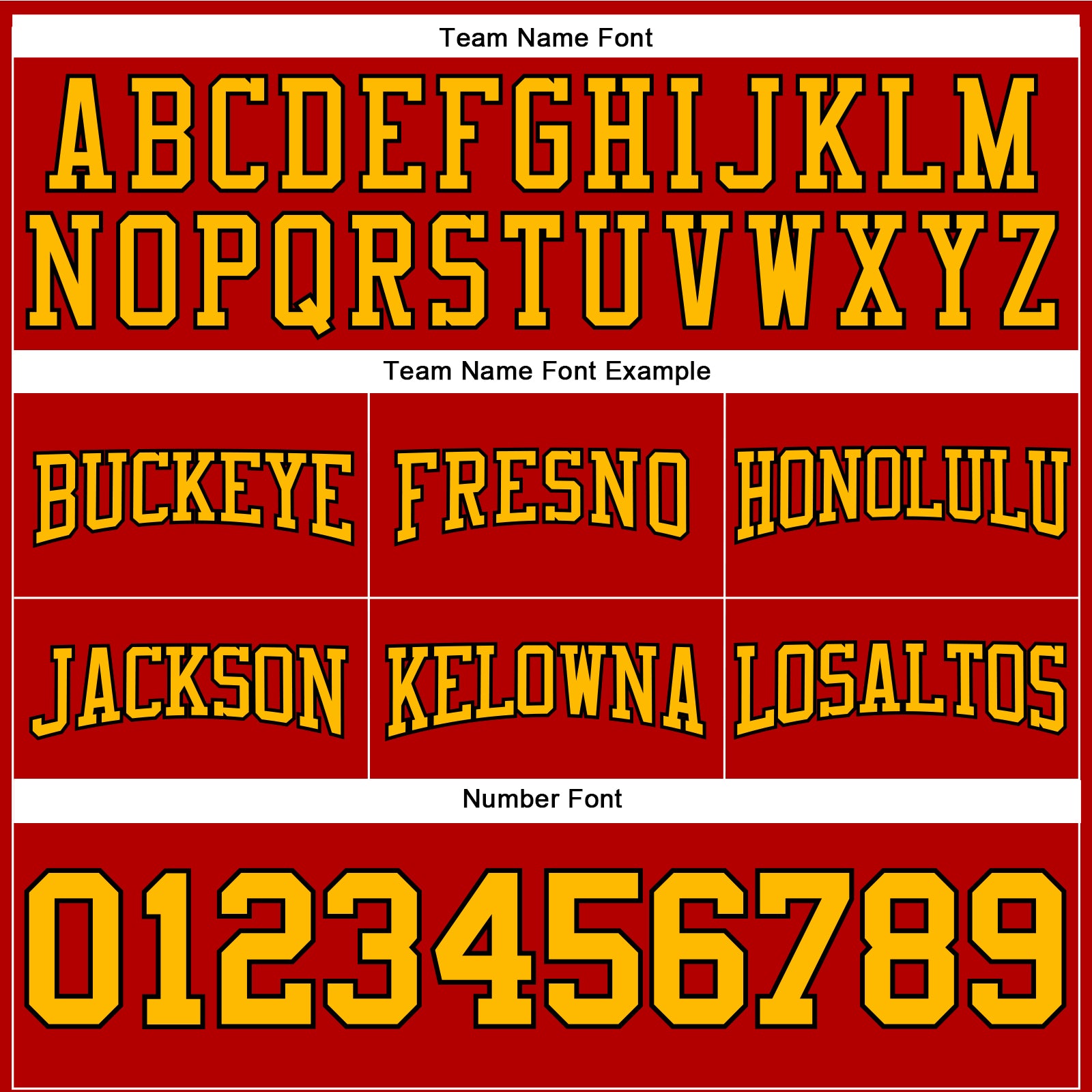 Custom Stitched Red Gold-Black Football Pullover Sweatshirt Hoodie view 3