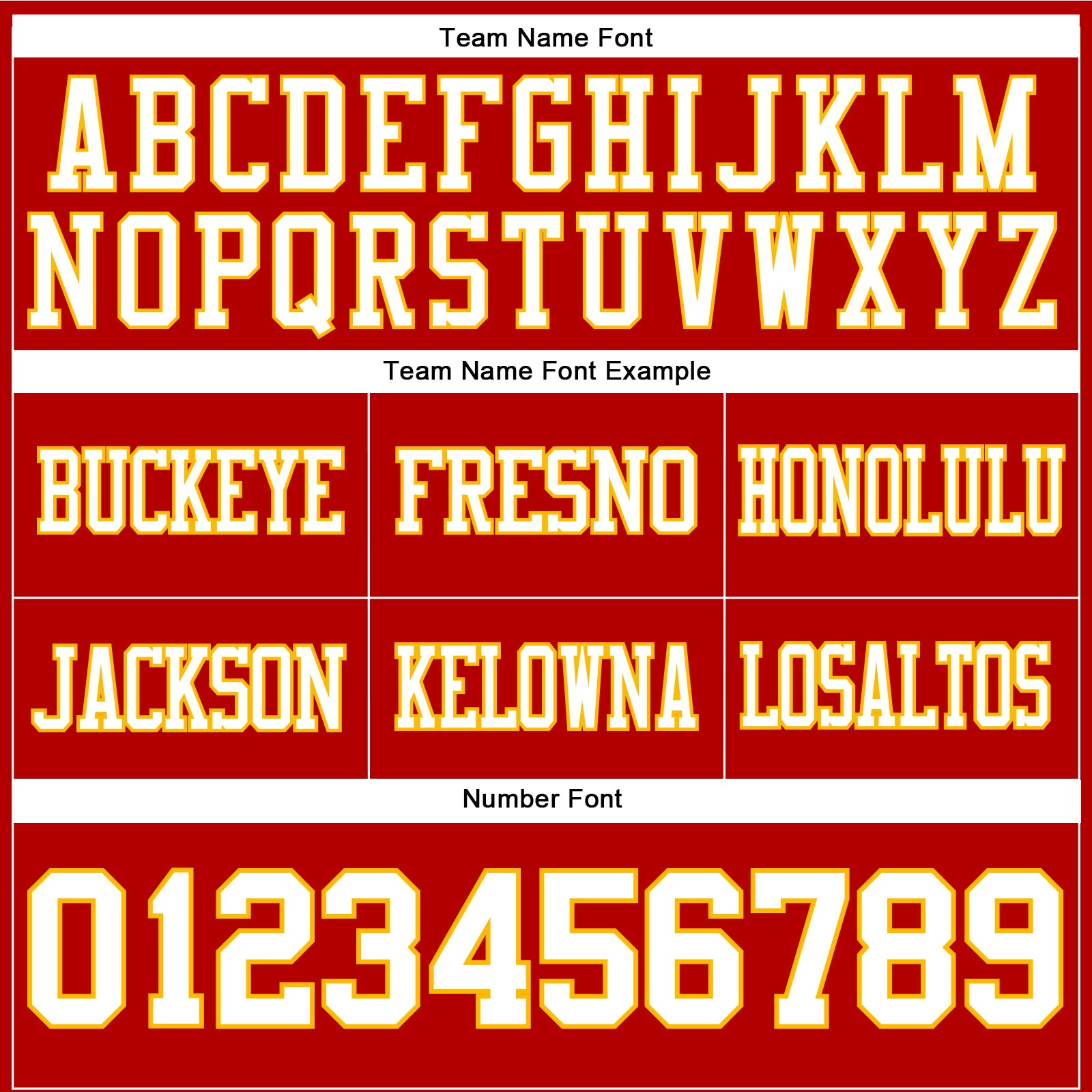 Custom Red White-Gold Authentic Football Jersey view 3