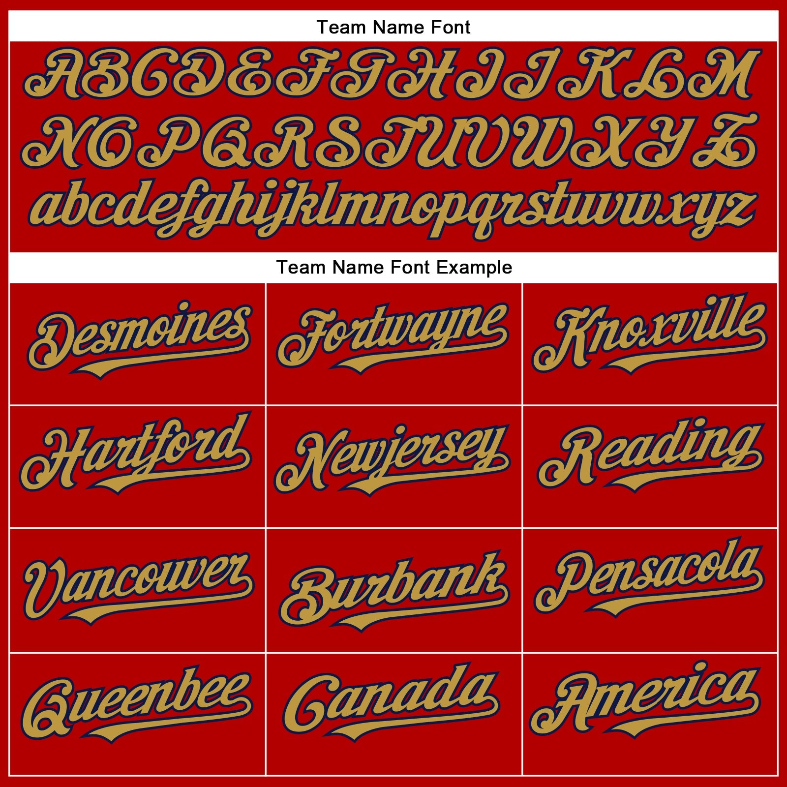 Custom Red Navy-Old Gold Authentic Baseball Jersey view 4
