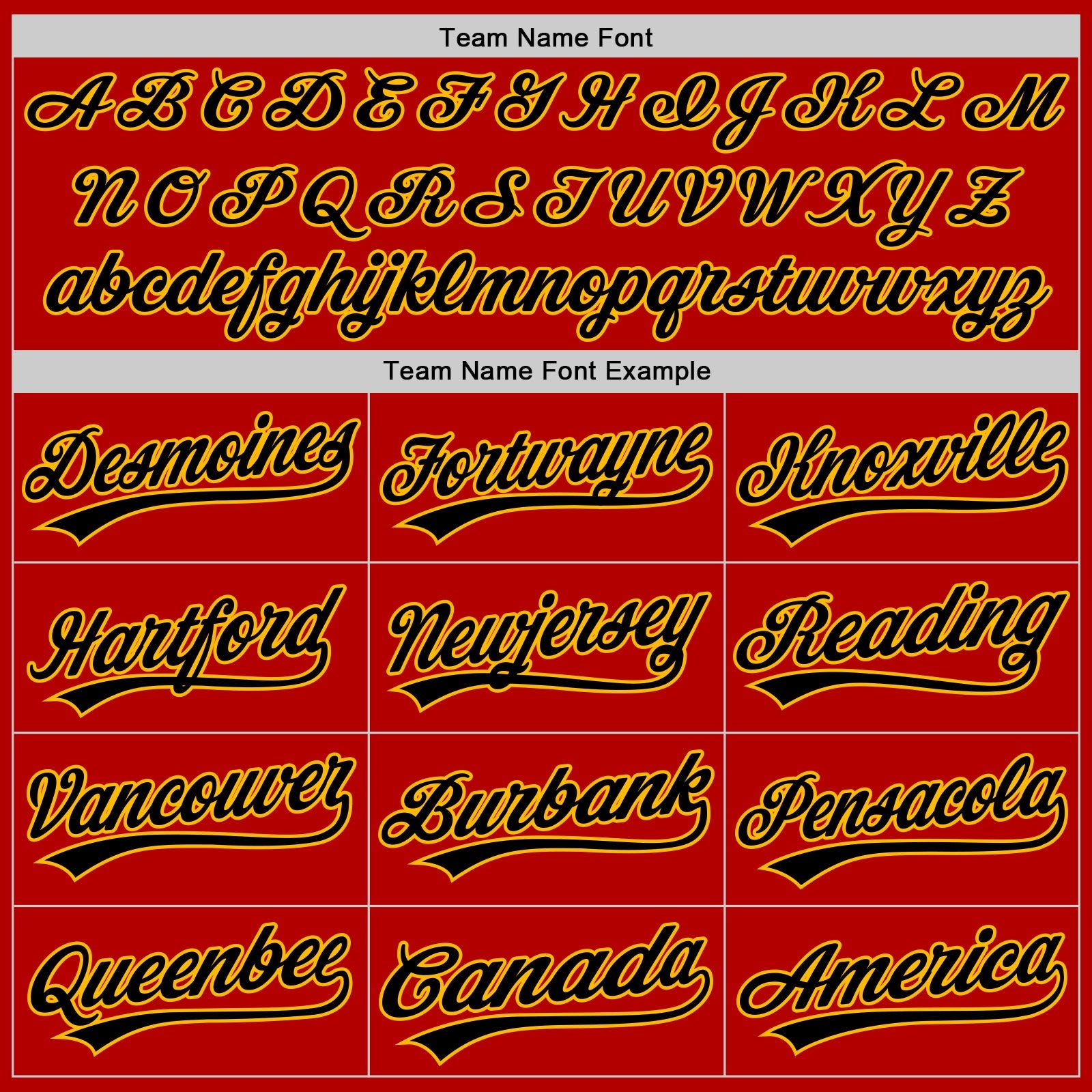Custom Red Black-Gold Authentic Throwback Baseball Jersey view 4