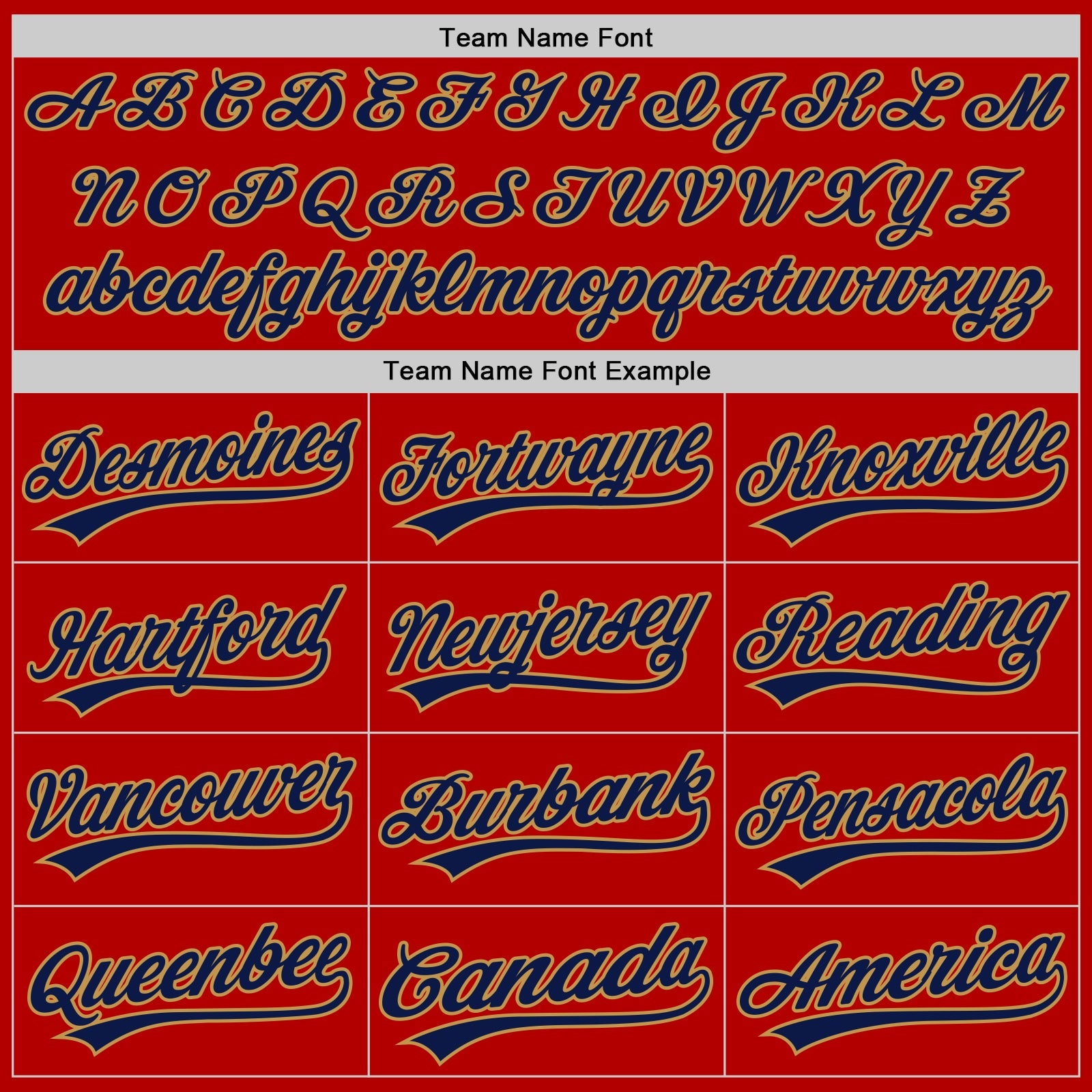 Custom Red Navy-Old Gold Authentic Throwback Baseball Jersey view 4