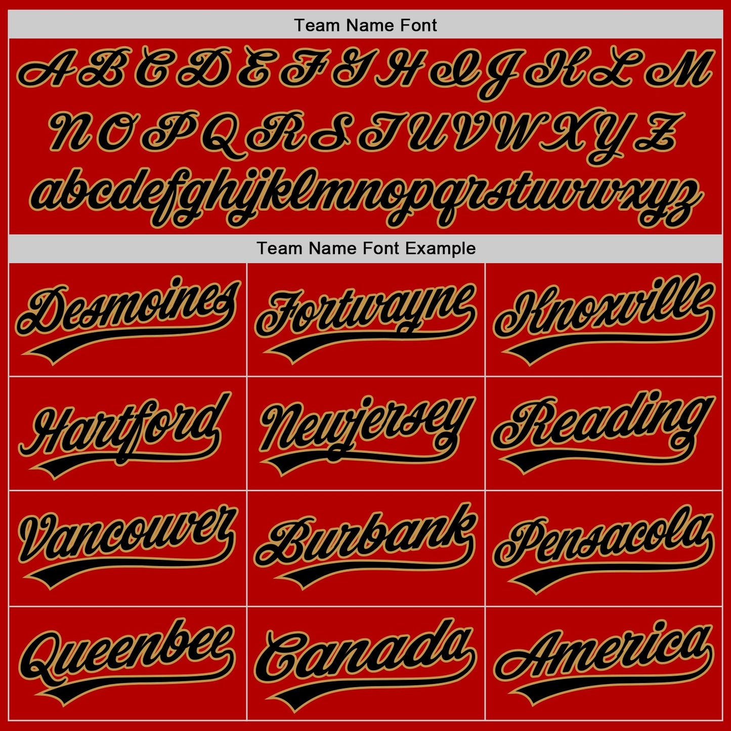 Custom Red Black-Old Gold Authentic Throwback Baseball Jersey view 4