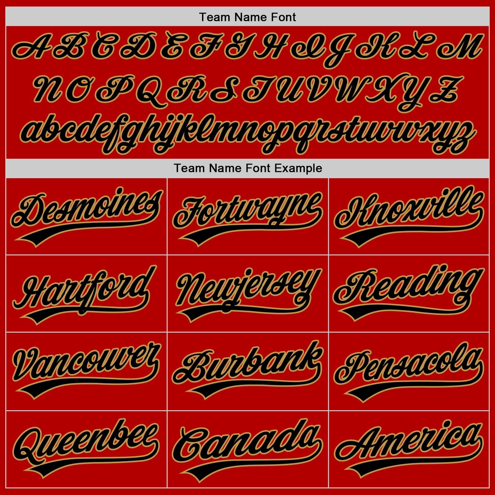Custom Red Black-Old Gold Authentic Throwback Baseball Jersey view 4