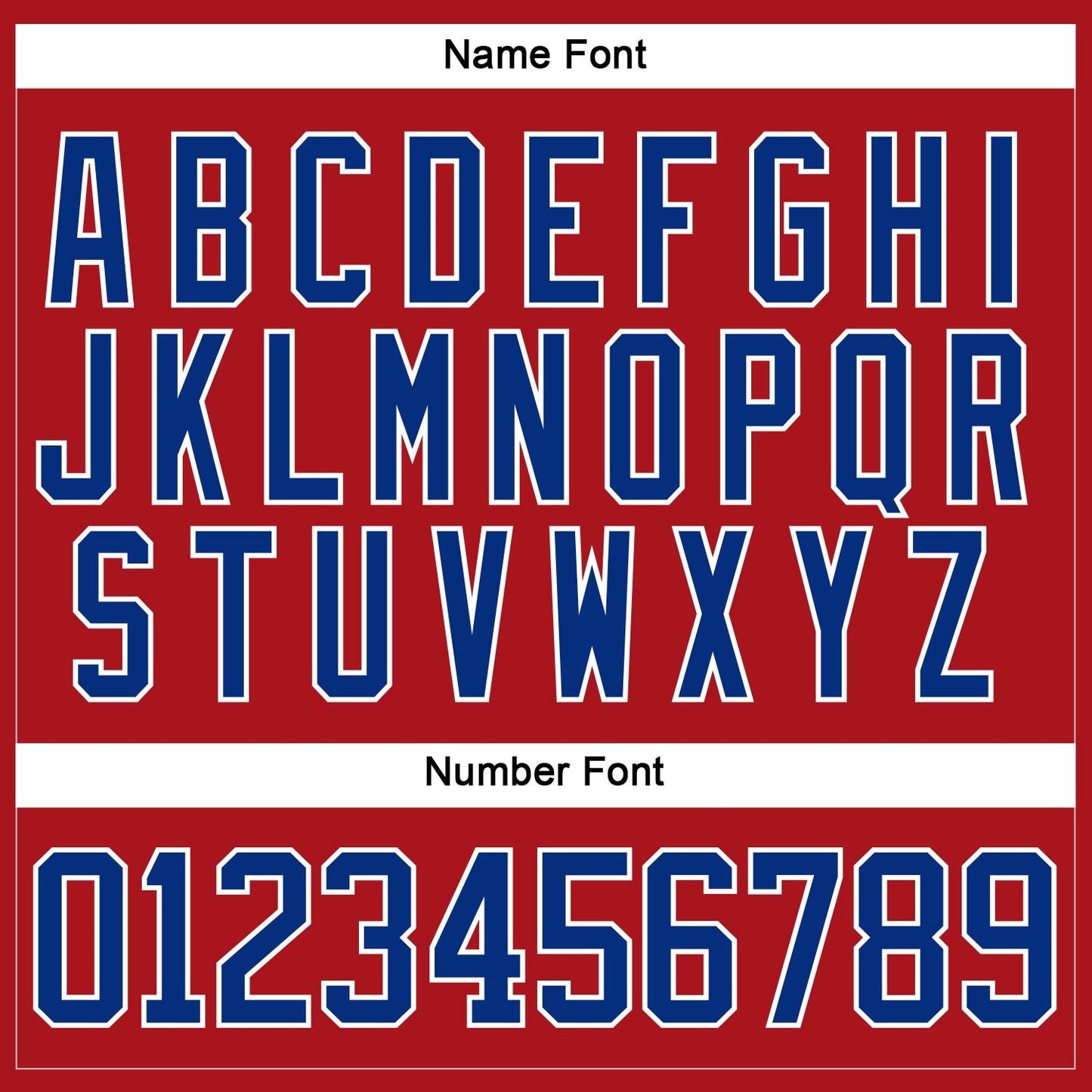 Custom Red Royal-White Hockey Lace Neck Jersey view 5