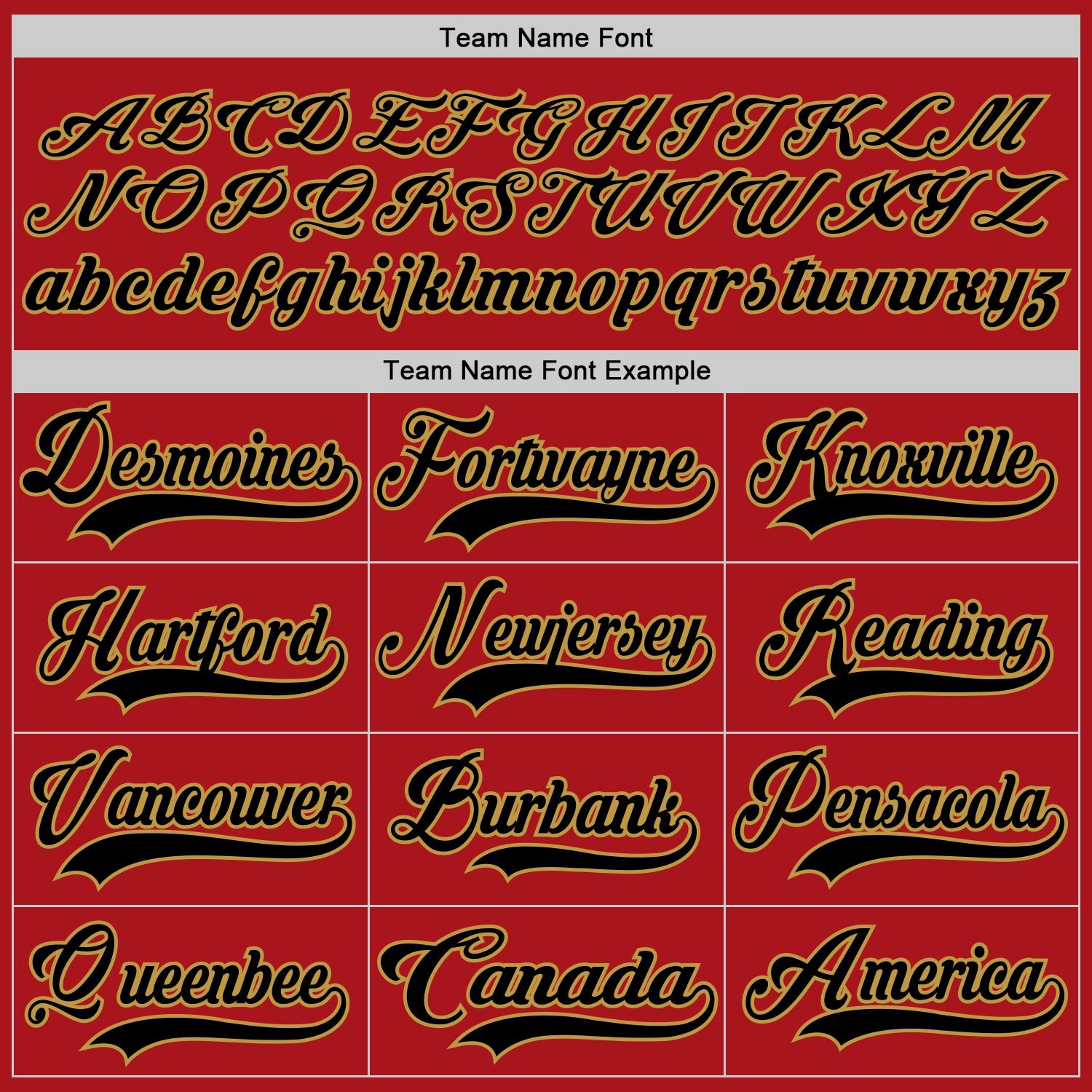 Custom Red Black-Old Gold Hockey Lace Neck Jersey view 4