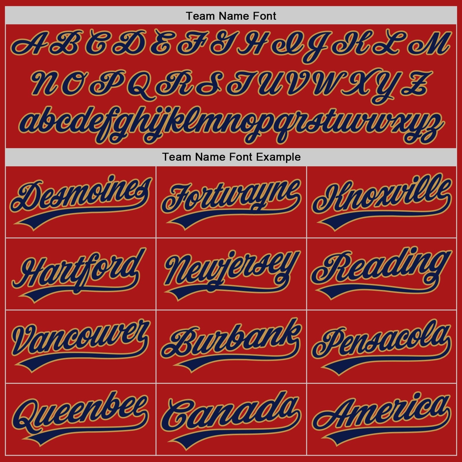 Custom Red Navy-Old Gold Authentic Throwback Baseball Jersey view 4