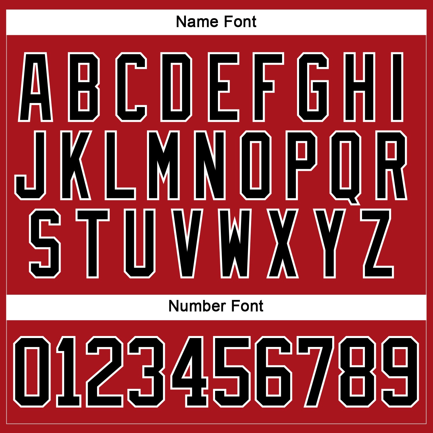 Custom Red Black-White Hockey Jersey view 5